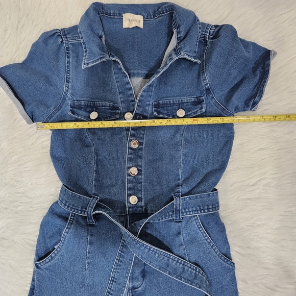 Hudson Jeans Blue Denim Jumpsuit - Picture 7 of 10